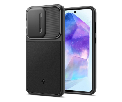 Etui do telefonów Spigen Optik Armor do Samsung Galaxy A55 5G Black